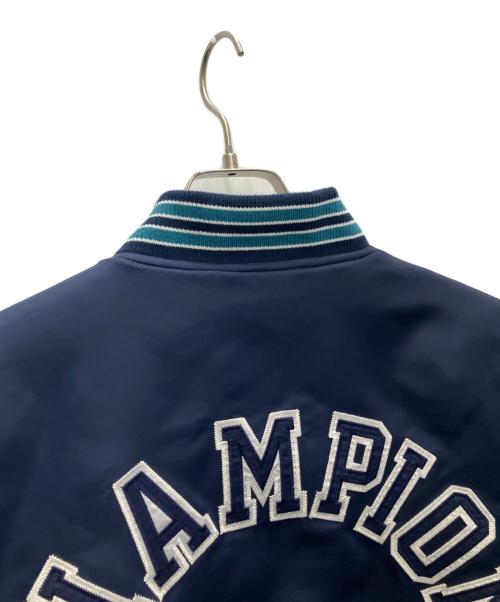 Champion（チャンピオン）Champion (チャンピオン) スタジャン ネイビー サイズ:Lの古着・服飾アイテム