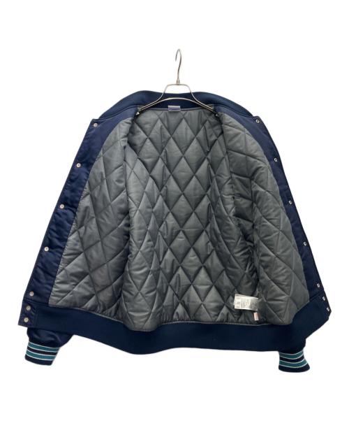 Champion（チャンピオン）Champion (チャンピオン) スタジャン ネイビー サイズ:Lの古着・服飾アイテム