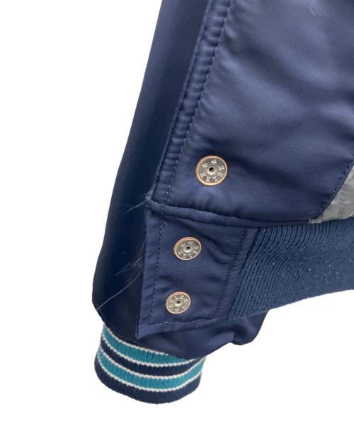 Champion（チャンピオン）Champion (チャンピオン) スタジャン ネイビー サイズ:Lの古着・服飾アイテム