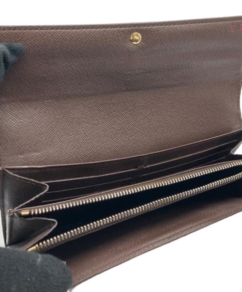 LOUIS VUITTON（ルイ ヴィトン）LOUIS VUITTON (ルイ ヴィトン) ポルトフォイユ・サラ ブラウンの古着・服飾アイテム