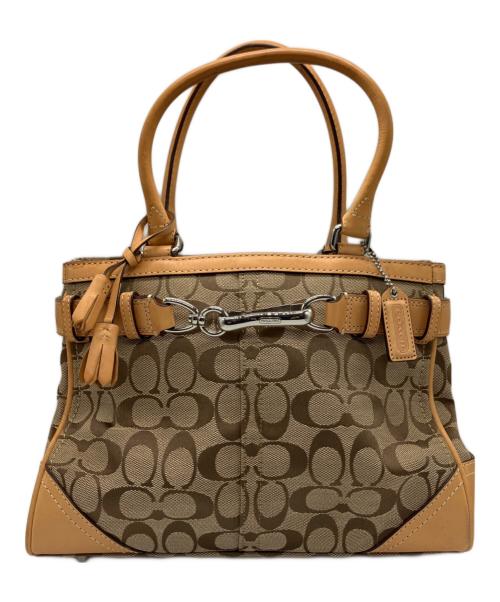 COACH（コーチ）COACH (コーチ) ハンドバッグ ブラウンの古着・服飾アイテム