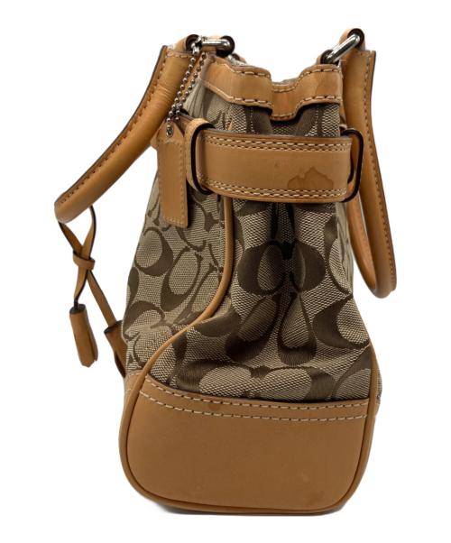 COACH（コーチ）COACH (コーチ) ハンドバッグ ブラウンの古着・服飾アイテム