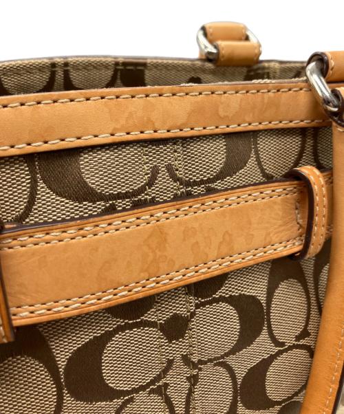 COACH（コーチ）COACH (コーチ) ハンドバッグ ブラウンの古着・服飾アイテム