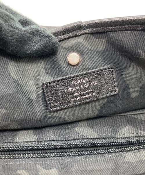 PORTER（ポーター）PORTER (ポーター) レザーサコッシュ ブラックの古着・服飾アイテム