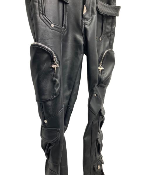GUAPI（グアピ）GUAPI (グアピ) レザーパンツ ブラック サイズ:SIZE36の古着・服飾アイテム