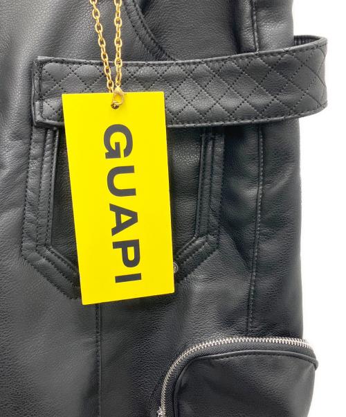 GUAPI（グアピ）GUAPI (グアピ) レザーパンツ ブラック サイズ:SIZE36の古着・服飾アイテム