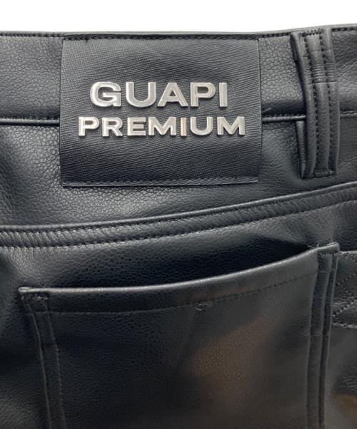 GUAPI（グアピ）GUAPI (グアピ) レザーパンツ ブラック サイズ:SIZE36の古着・服飾アイテム