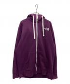 THE NORTH FACEザ ノース フェイス）の古着「リアビューフルジップフーディ」｜パープル