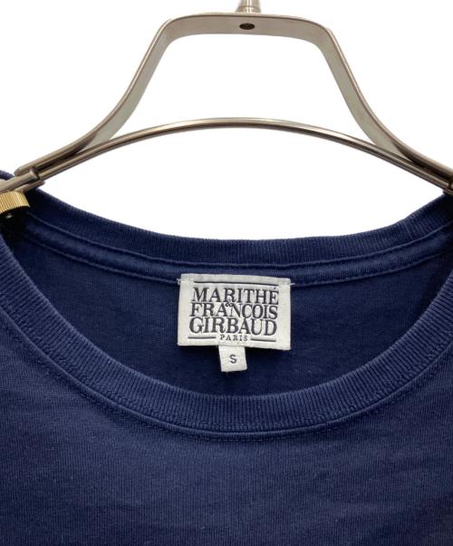 MARITHE+FRANCOIS GIRBAUD（マリテフランソワジルボー）MARITHE+FRANCOIS GIRBAUD (マリテフランソワジルボー) プリントTシャツ ネイビー サイズ:Sの古着・服飾アイテム