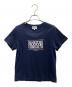 MARITHE+FRANCOIS GIRBAUD（マリテフランソワジルボー）の古着「プリントTシャツ」｜ネイビー