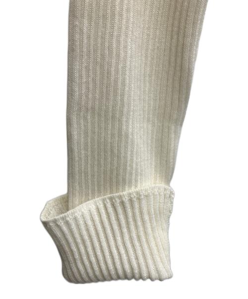 FRAY ID（フレイ アイディー）FRAY ID (フレイ アイディー) シルクコットンクロップドリブニットカーディガン ホワイト サイズ:ONESIZE 未使用品の古着・服飾アイテム