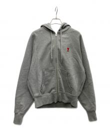 ami（アミ）の古着「ジップパーカー」｜グレー