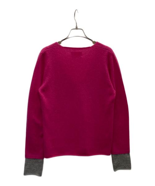 Zadig&Voltaire（ザディグエヴォルテール）ZADIG&VOLTAIRE (ザディグエヴォルテール) 薄手ニット ピンク サイズ:Mの古着・服飾アイテム