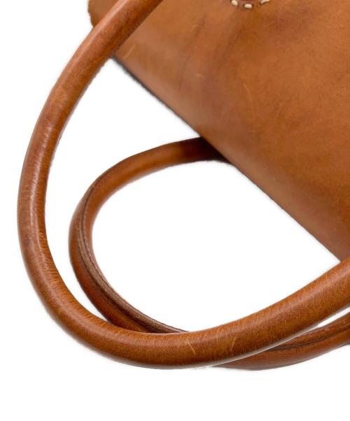 genten（ゲンテン）genten (ゲンテン) ボストンバッグ ブラウンの古着・服飾アイテム