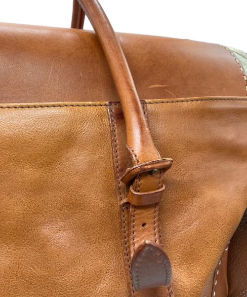 genten（ゲンテン）genten (ゲンテン) ボストンバッグ ブラウンの古着・服飾アイテム