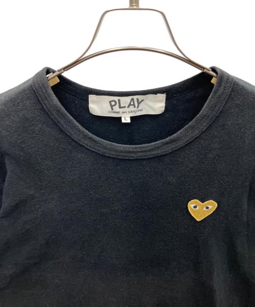 PLAY COMME des GARCONS（プレイコムデギャルソン）PLAY COMME des GARCONS (プレイコムデギャルソン) 半袖Tシャツ ブラック サイズ:Lの古着・服飾アイテム