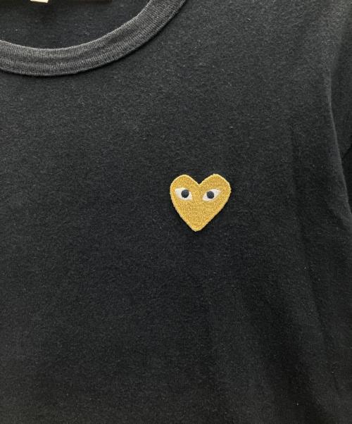 PLAY COMME des GARCONS（プレイコムデギャルソン）PLAY COMME des GARCONS (プレイコムデギャルソン) 半袖Tシャツ ブラック サイズ:Lの古着・服飾アイテム