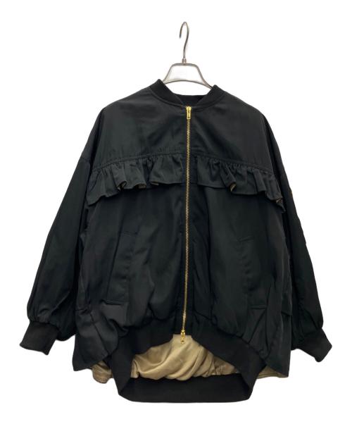 Risley（リズレー）RISLEY (リズレー) MA-1ジャケット ブラック サイズ:-の古着・服飾アイテム