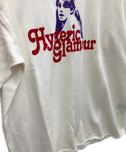 Hysteric Glamour（ヒステリックグラマー）Hysteric Glamour (ヒステリックグラマー) 薄手ニット アイボリー サイズ:SIZEFREEの古着・服飾アイテム