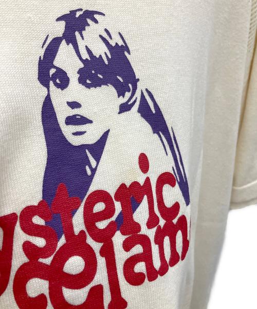 Hysteric Glamour（ヒステリックグラマー）Hysteric Glamour (ヒステリックグラマー) 薄手ニット アイボリー サイズ:SIZEFREEの古着・服飾アイテム