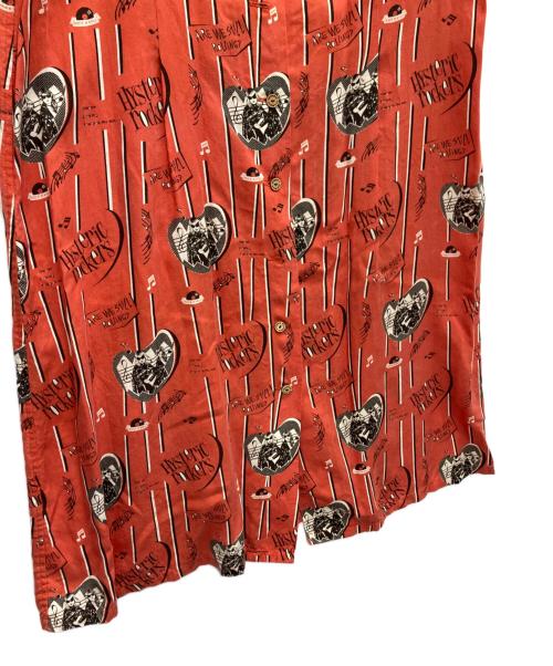 Hysteric Glamour（ヒステリックグラマー）Hysteric Glamour (ヒステリックグラマー) 半袖ワンピース レッド サイズ:SIZEFREEの古着・服飾アイテム