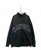NAUTICAノーティカ）の古着「ハーフジップスウェット」｜ブラック