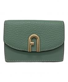 FURLA（フルラ）の古着「3つ折り財布」｜グリーン