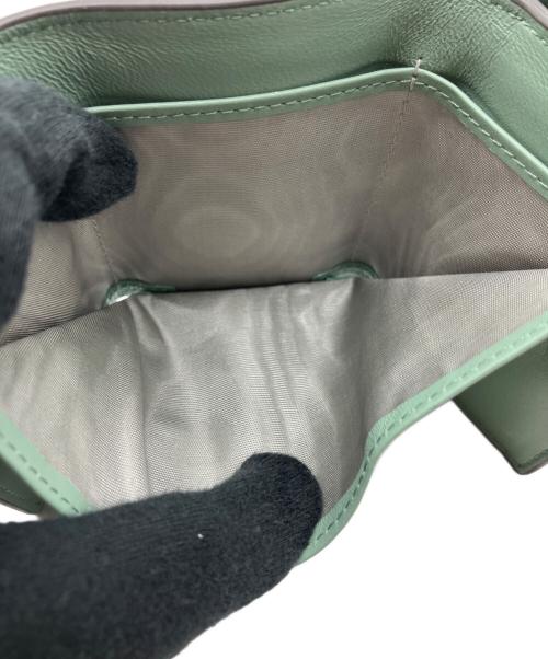 FURLA（フルラ）FURLA (フルラ) 3つ折り財布 グリーンの古着・服飾アイテム