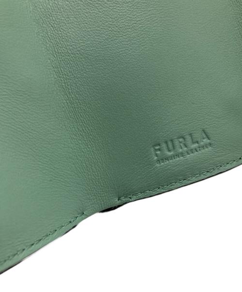 FURLA（フルラ）FURLA (フルラ) 3つ折り財布 グリーンの古着・服飾アイテム