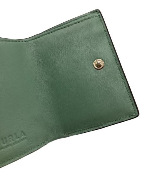 FURLA（フルラ）FURLA (フルラ) 3つ折り財布 グリーンの古着・服飾アイテム