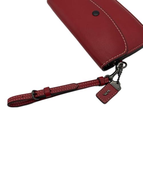 COACH（コーチ）COACH (コーチ) 長財布 ボルドーの古着・服飾アイテム