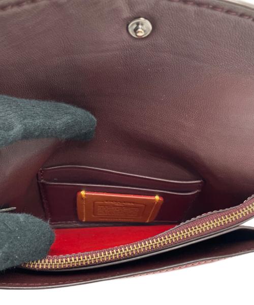 COACH（コーチ）COACH (コーチ) 長財布 ボルドーの古着・服飾アイテム