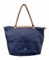 中古・古着 LONGCHAMP (ロンシャン) トートバッグ ネイビー：5000円