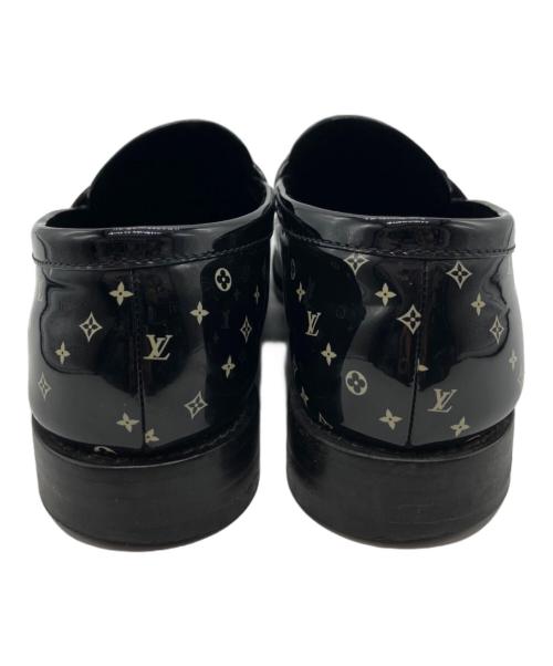 LOUIS VUITTON（ルイ ヴィトン）LOUIS VUITTON (ルイ ヴィトン) チェス・ライン・ローファー ブラック サイズ:24の古着・服飾アイテム