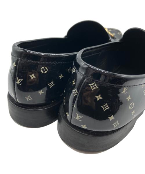 LOUIS VUITTON（ルイ ヴィトン）LOUIS VUITTON (ルイ ヴィトン) チェス・ライン・ローファー ブラック サイズ:24の古着・服飾アイテム