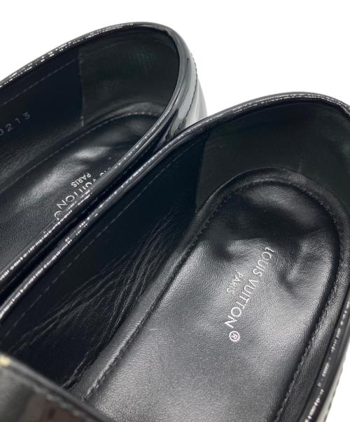 LOUIS VUITTON（ルイ ヴィトン）LOUIS VUITTON (ルイ ヴィトン) チェス・ライン・ローファー ブラック サイズ:24の古着・服飾アイテム