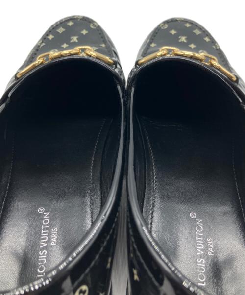 LOUIS VUITTON（ルイ ヴィトン）LOUIS VUITTON (ルイ ヴィトン) チェス・ライン・ローファー ブラック サイズ:24の古着・服飾アイテム
