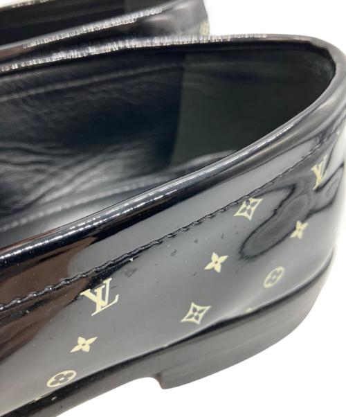 LOUIS VUITTON（ルイ ヴィトン）LOUIS VUITTON (ルイ ヴィトン) チェス・ライン・ローファー ブラック サイズ:24の古着・服飾アイテム