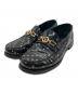 LOUIS VUITTON（ルイ ヴィトン）の古着「チェス・ライン・ローファー」｜ブラック