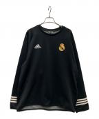 adidasアディダス）の古着「長袖カットソー」｜ブラック