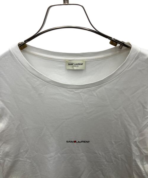 Saint Laurent Paris（サンローランパリ）Saint Laurent Paris (サンローランパリ) 半袖カットソー ホワイト サイズ:XSの古着・服飾アイテム