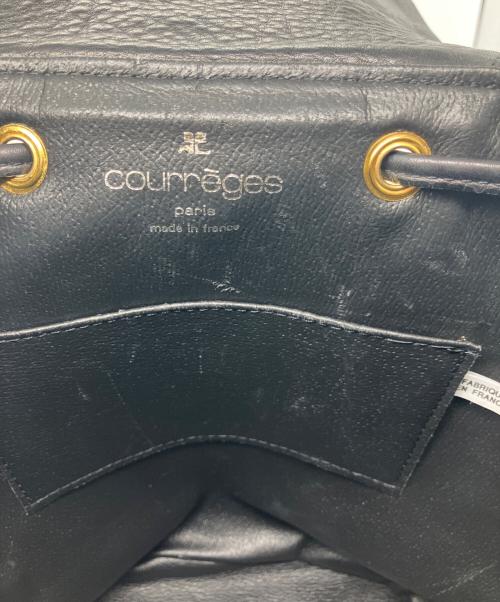 courreges（クレージュ）courreges (クレージュ) ショルダーバッグ ブラックの古着・服飾アイテム