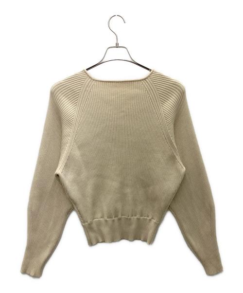anuans（アニュアンス）anuans (アニュアンス) リブニットセットアップ ベージュ サイズ:SIZEFREEの古着・服飾アイテム