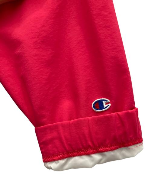 Champion（チャンピオン）Champion (チャンピオン) ナイロンジャケット ブラック×ピンク サイズ:XL 未使用品の古着・服飾アイテム