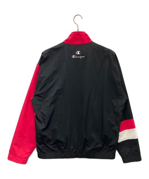 Champion（チャンピオン）Champion (チャンピオン) ナイロンジャケット ブラック×ピンク サイズ:XL 未使用品の古着・服飾アイテム