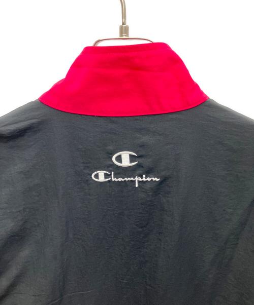 Champion（チャンピオン）Champion (チャンピオン) ナイロンジャケット ブラック×ピンク サイズ:XL 未使用品の古着・服飾アイテム