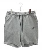 NIKEナイキ）の古着「スウェットハーフパンツ」｜ライトグレー