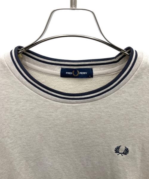 FRED PERRY（フレッドペリー）FRED PERRY (フレッドペリー) スウェットプルオーバー ブラウン サイズ:Mの古着・服飾アイテム