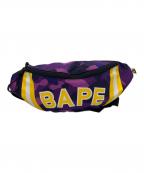 A BATHING APEアベイシングエイプ）の古着「ウエストバッグ」｜パープル×イエロー