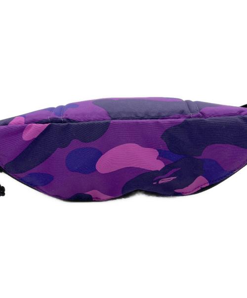 A BATHING APE（アベイシングエイプ）A BATHING APE (アベイシングエイプ) ウエストバッグ パープル×イエローの古着・服飾アイテム